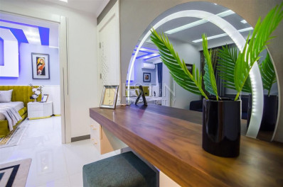 Шикарная квартира 3+1 в центре города Аланья с видом на море и горы фото 20