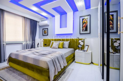 Шикарная квартира 3+1 в центре города Аланья с видом на море и горы фото 23