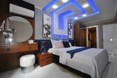 Шикарная квартира 3+1 в центре города Аланья с видом на море и горы фото 27