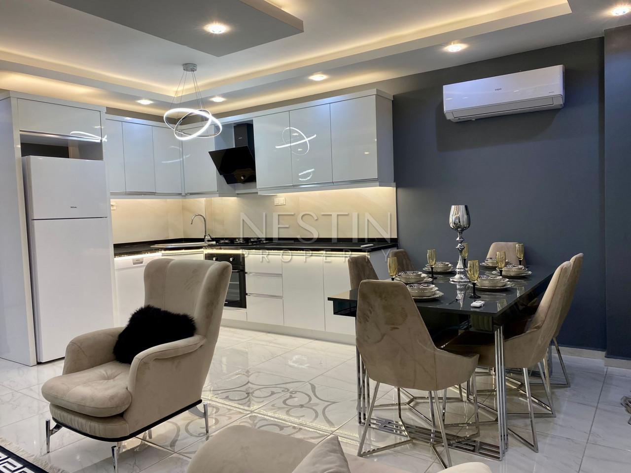 Квартира пентхаус 2+1 в районе Махмутлар в 300 м от моря фото 18