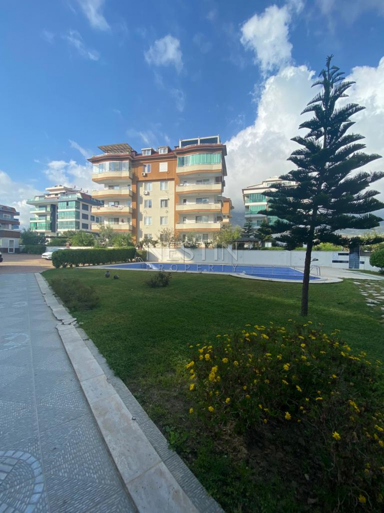 Уютная квартира 2+1 в районе Кестель, в 150 м от Средиземного моря фото 1