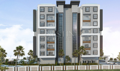 Квартира 1+1 в новом комплексе в районе Авсаллар на завершающем этапе строительства фото 3