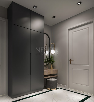 Квартира 1+1 в новом комплексе в районе Авсаллар на завершающем этапе строительства фото 9