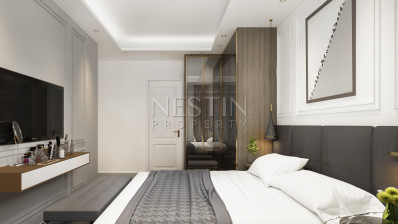 Квартира 1+1 в новом комплексе в районе Авсаллар на завершающем этапе строительства фото 12