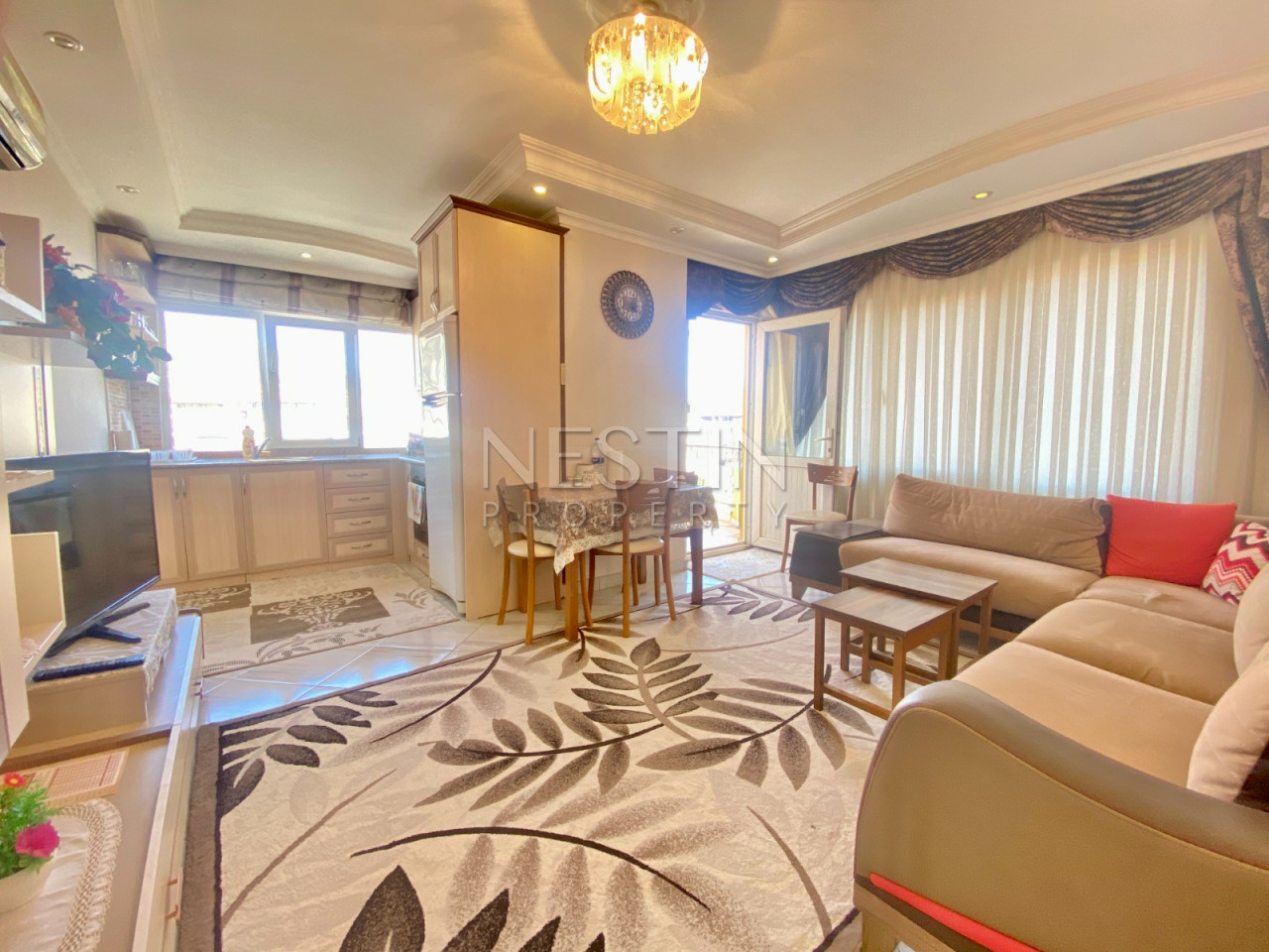 Квартира с отдельной кухней 2+1 в центре Аланьи фото 19