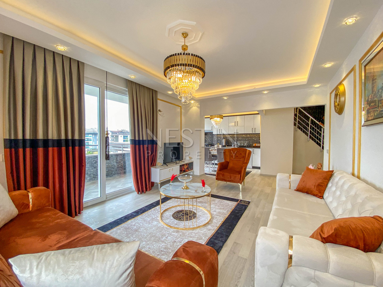 Просторный пентхаус 3+2 в районе Оба, в 400 м от Средиземного моря фото 10