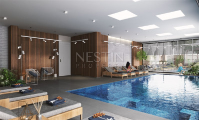 Светлая квартира 1+1 в новом комплекса в районе Авсаллар фото 17