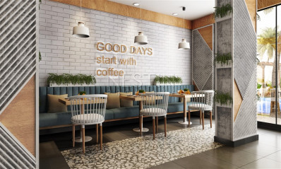 Светлая квартира 1+1 в новом комплекса в районе Авсаллар фото 27