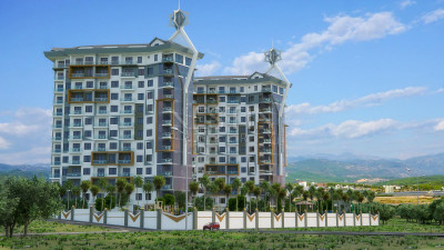 Квартира 1+1 в районе Махмутлар в комплексе на этапе строительства фото 1