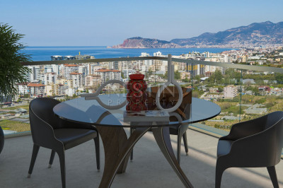 Квартира 1+1 в районе Махмутлар в комплексе на этапе строительства фото 10