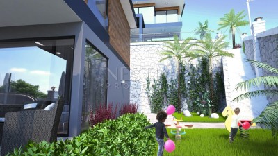 Уникальные виллы 3+1 в районе Бекташ на этапе строительства фото 16