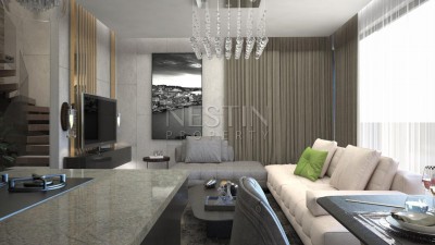 Уникальные виллы 3+1 в районе Бекташ на этапе строительства фото 21