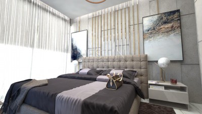 Уникальные виллы 3+1 в районе Бекташ на этапе строительства фото 25