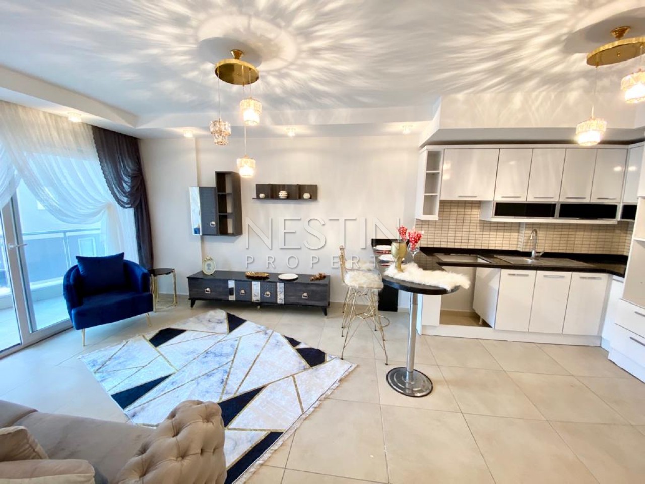 Квартира 1+1 в центр города в популярном комплексе в Джикджилли фото 9