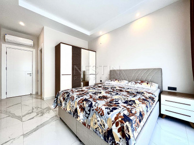 Щикарная квартира 2+1 в комплексе люкс класса в Каргыджаке фото 27