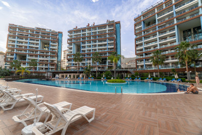 Квартира 3+1 в комплексе с отельной инфраструктурой в районе Джикджилли фото 3