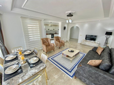 Уютная квартира 3+1 в районе в центре Аланьи, в 450 м от Средиземного моря фото 10