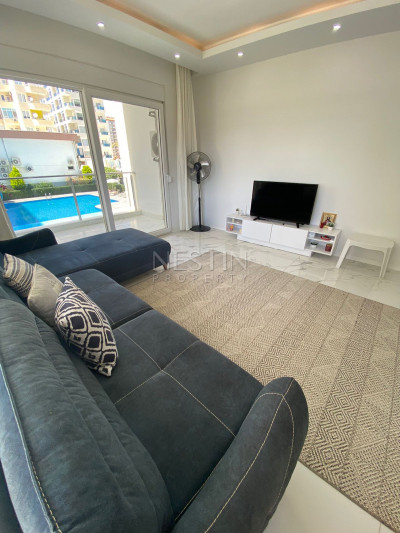 Светлая квартира 1+1 в районе Махмутлар, в 450 м от Средиземного моря фото 18