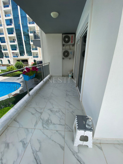 Светлая квартира 1+1 в районе Махмутлар, в 450 м от Средиземного моря фото 31