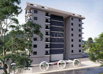 Комплекс на этапе строительства в районе Демирташ в 350 м от моря фото 4