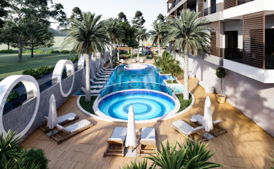 Комплекс на этапе строительства в районе Демирташ в 350 м от моря фото 6