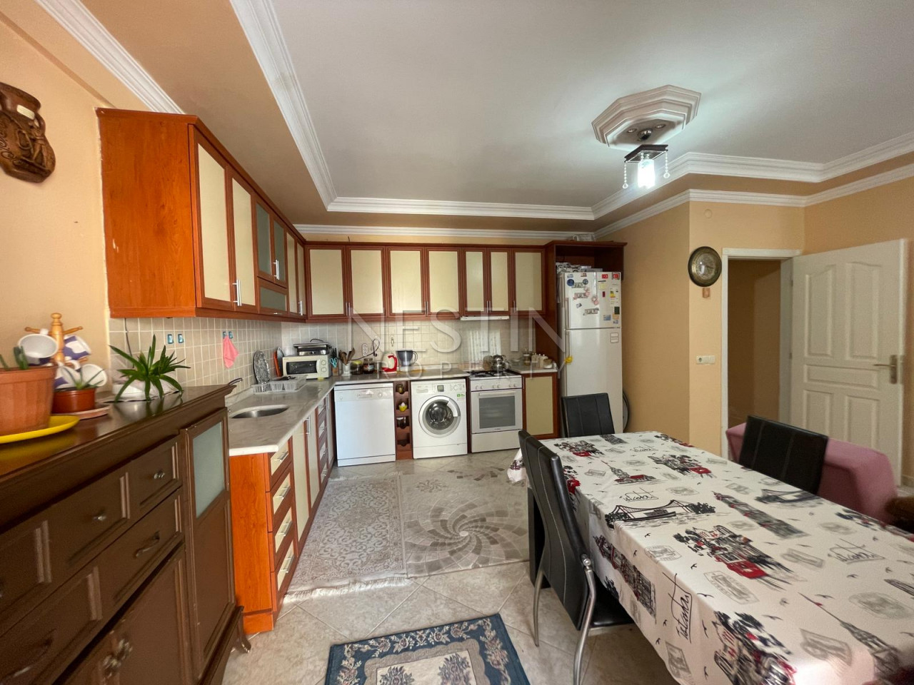 Большая квартира 2+1 в районе Тосмур в 800 м от Средиземного моря фото 8