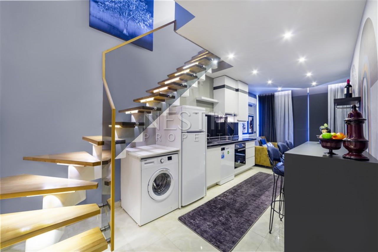 Квартира 1+1 с мебелью в резиденции класса Люкс на первой линии фото 6