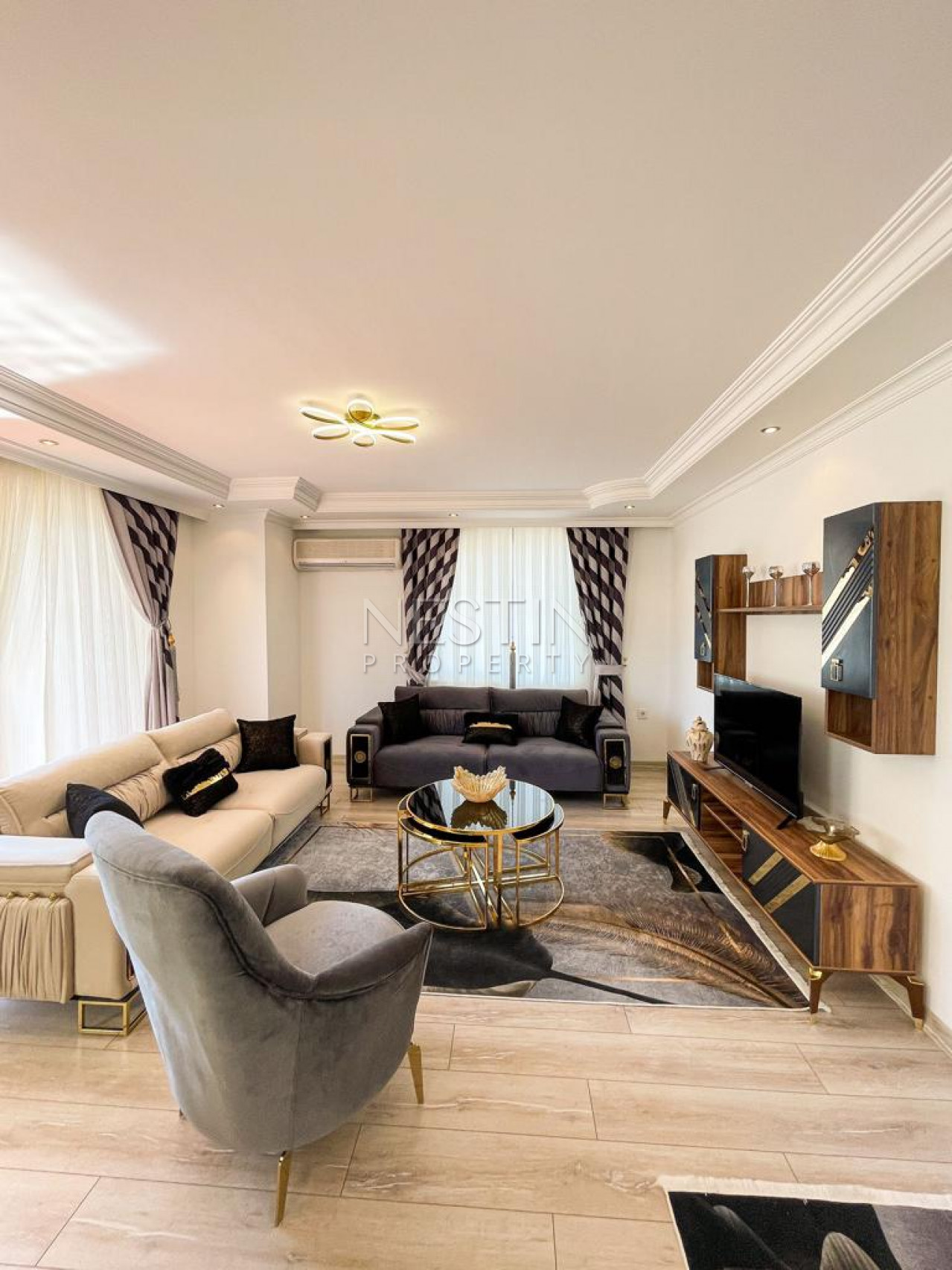 Квартира 2+1 с дизайнерским ремонтом в районе Махмутлар, в 200 м от Средиземного моря фото 3