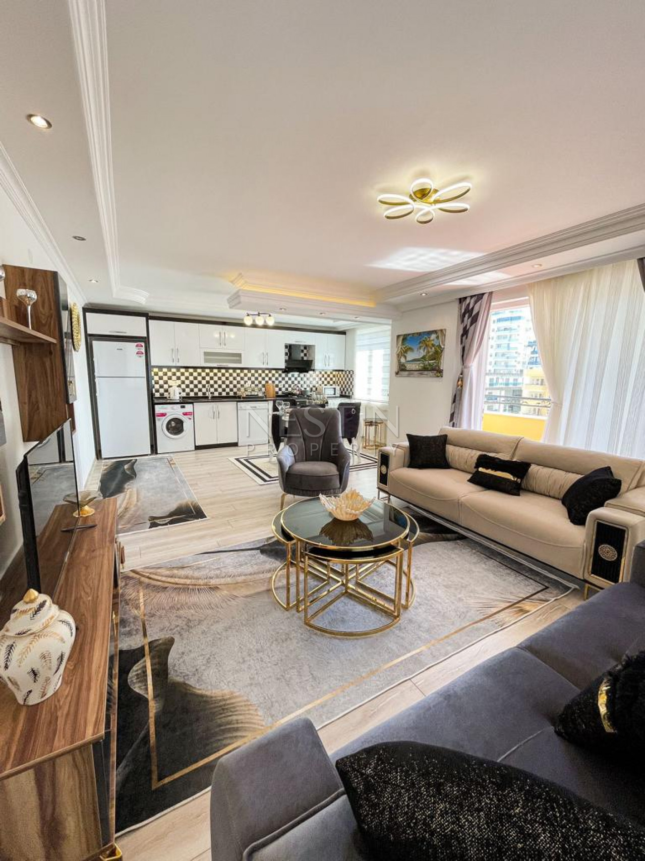 Квартира 2+1 с дизайнерским ремонтом в районе Махмутлар, в 200 м от Средиземного моря фото 6