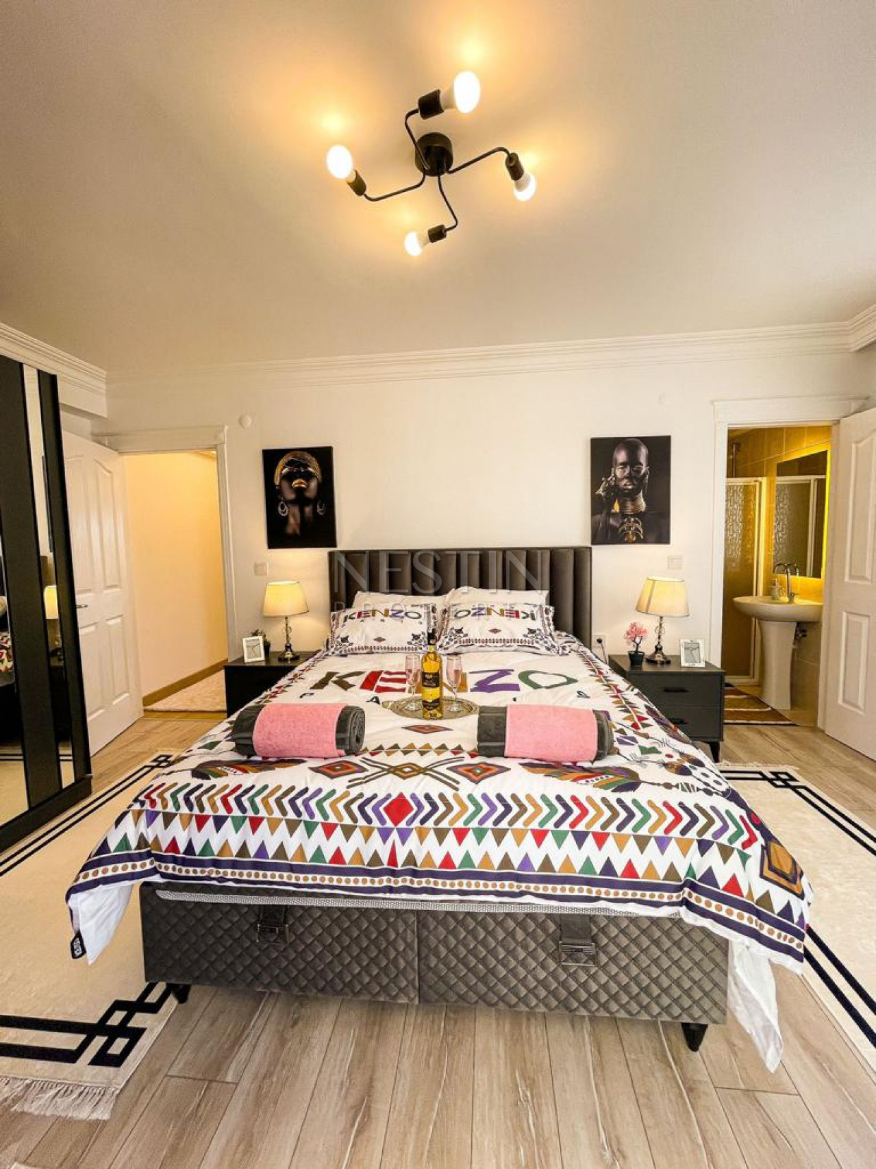 Квартира 2+1 с дизайнерским ремонтом в районе Махмутлар, в 200 м от Средиземного моря фото 14