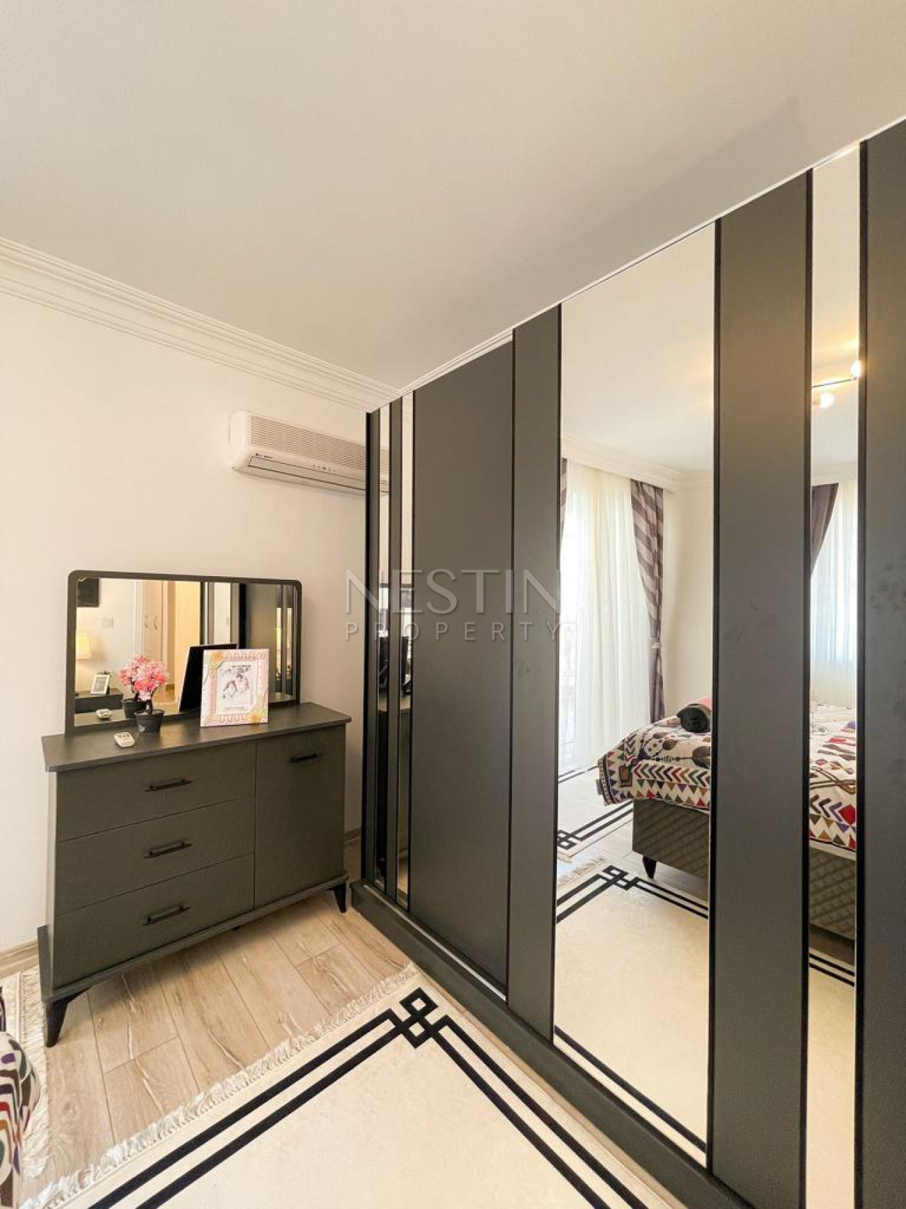 Квартира 2+1 с дизайнерским ремонтом в районе Махмутлар, в 200 м от Средиземного моря фото 16