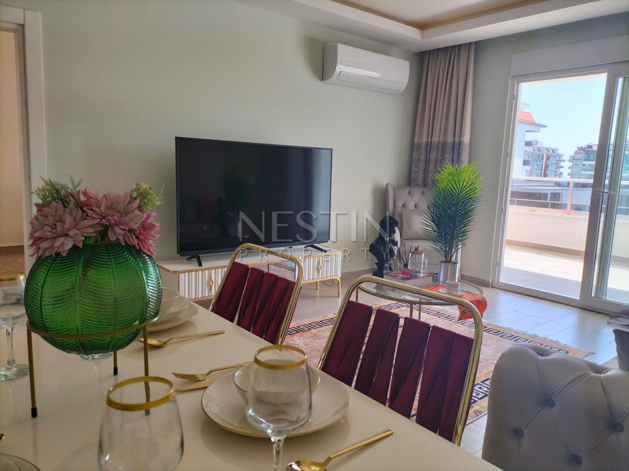 Апартаменты 1+1 в хорошем комплексе района Кестель фото 11