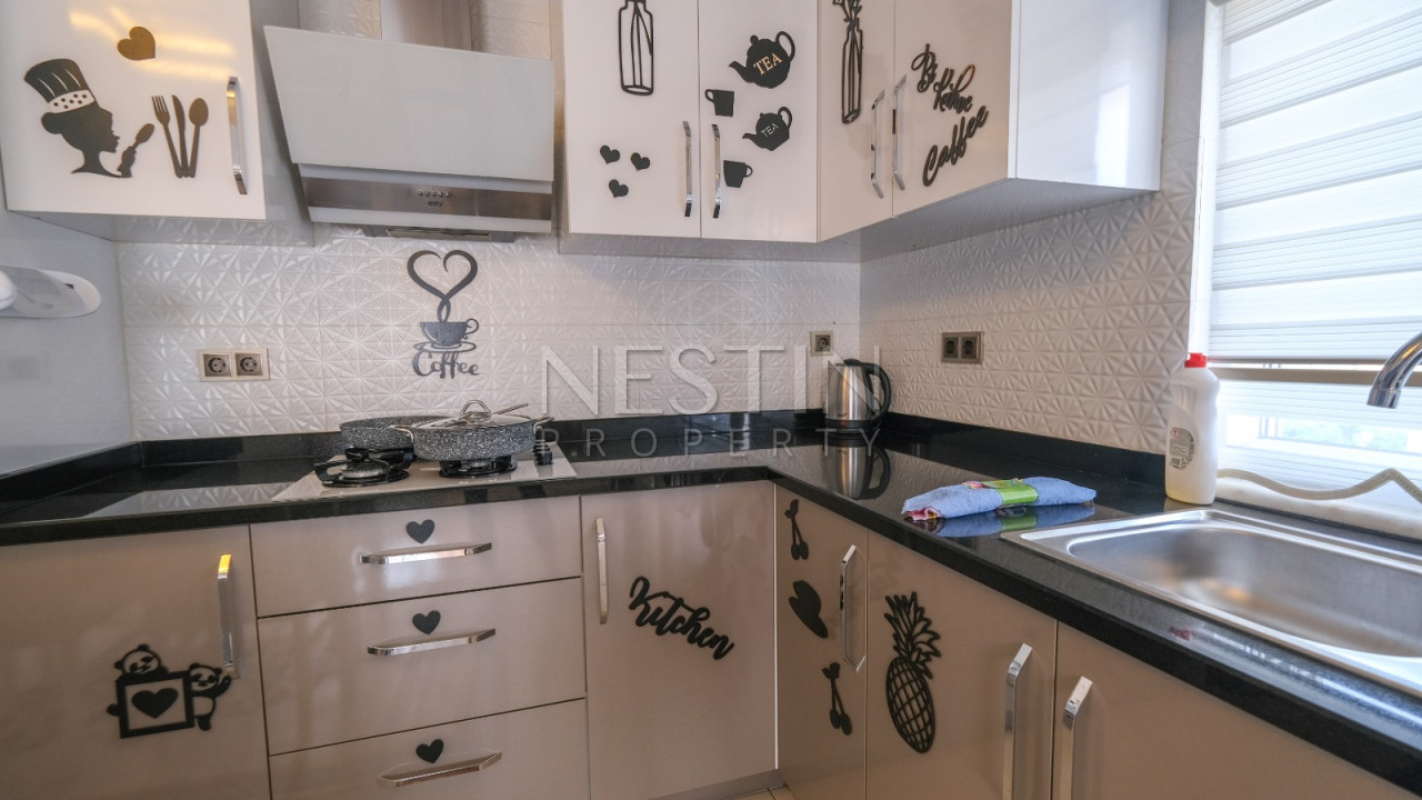 Стильная квартира 2+1 в комплексе района Махмутлар фото 24