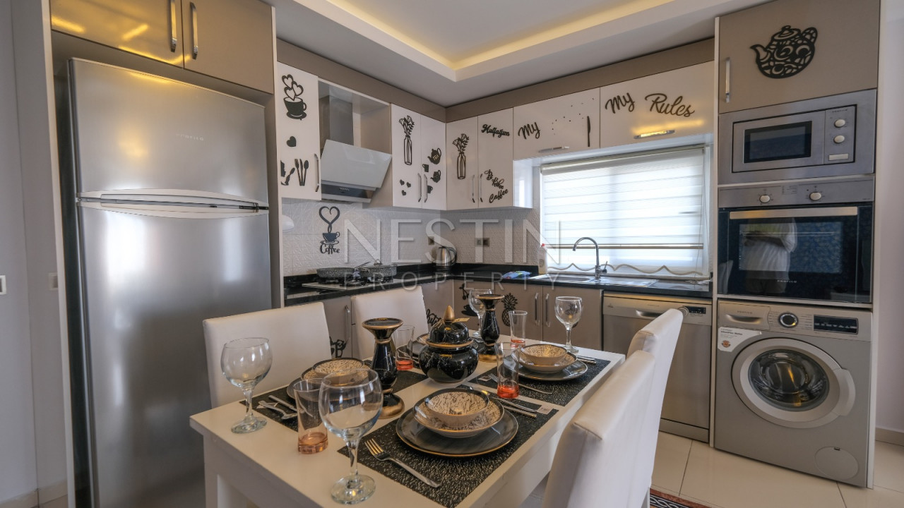 Стильная квартира 2+1 в комплексе района Махмутлар фото 25