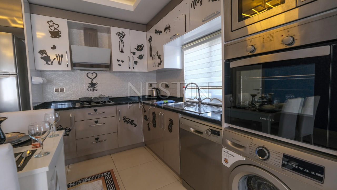 Стильная квартира 2+1 в комплексе района Махмутлар фото 26