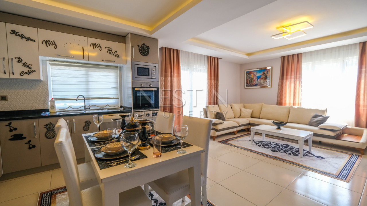 Стильная квартира 2+1 в комплексе района Махмутлар фото 27