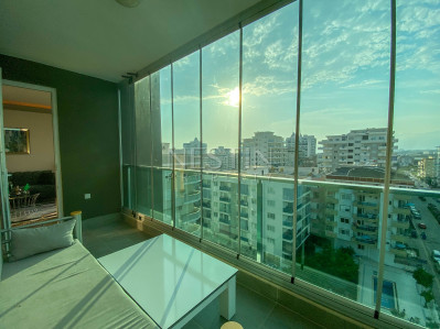 Квартира 1+1 с дизайнерским ремонтом в районе Махмутлар, в 300 м от Средиземного моря фото 40