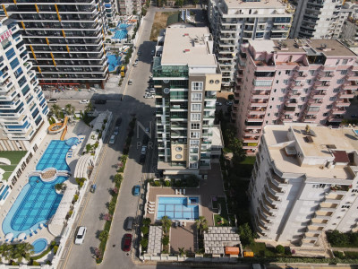 Квартира 1+1 с дизайнерским ремонтом в районе Махмутлар, в 300 м от Средиземного моря фото 49