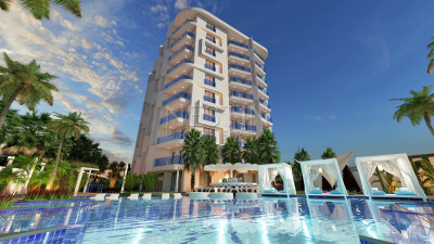 Квартира 1+1 в новом комплексе в центре Аланьи, в 600 м от Средиземного моря фото 2