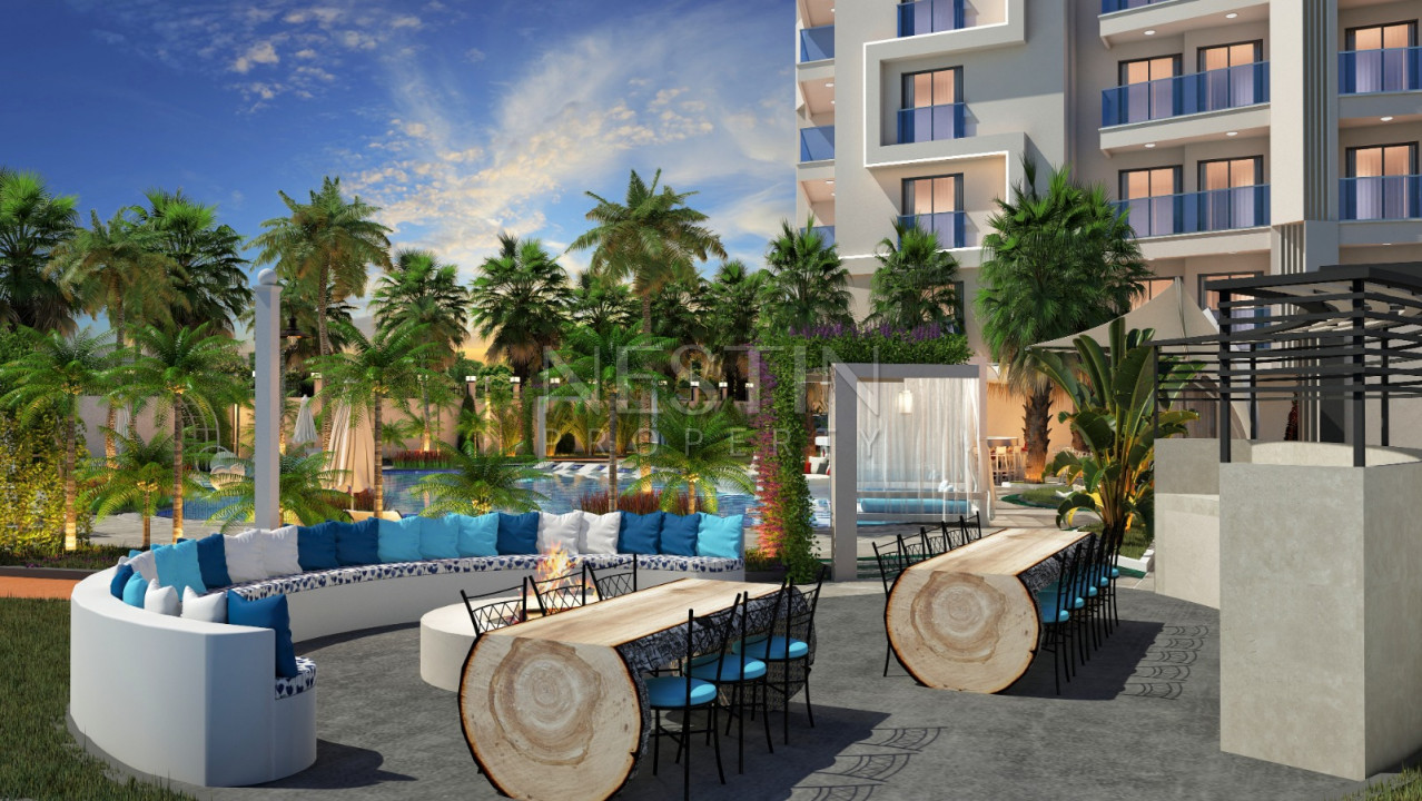 Квартира 1+1 в новом комплексе в центре Аланьи, в 600 м от Средиземного моря фото 19