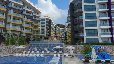 Светлая квартира 1+1 в районе Каргыджак, в 50 м от Средиземного моря фото 6