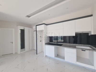 Светлая квартира 1+1 в районе Каргыджак, в 50 м от Средиземного моря фото 16