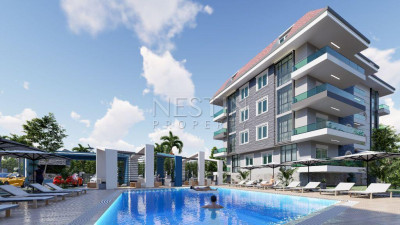 Квартира 2+1 в новом комплексе района Оба, в 2200 м от Средиземного моря фото 5
