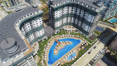 Стильная квартира 1+1 в отличном комплексе района Махмутлар фото 3