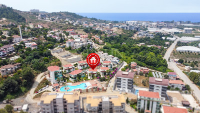 Вилла 4+1 в красивом комплексе в районе Каргыджак фото 7