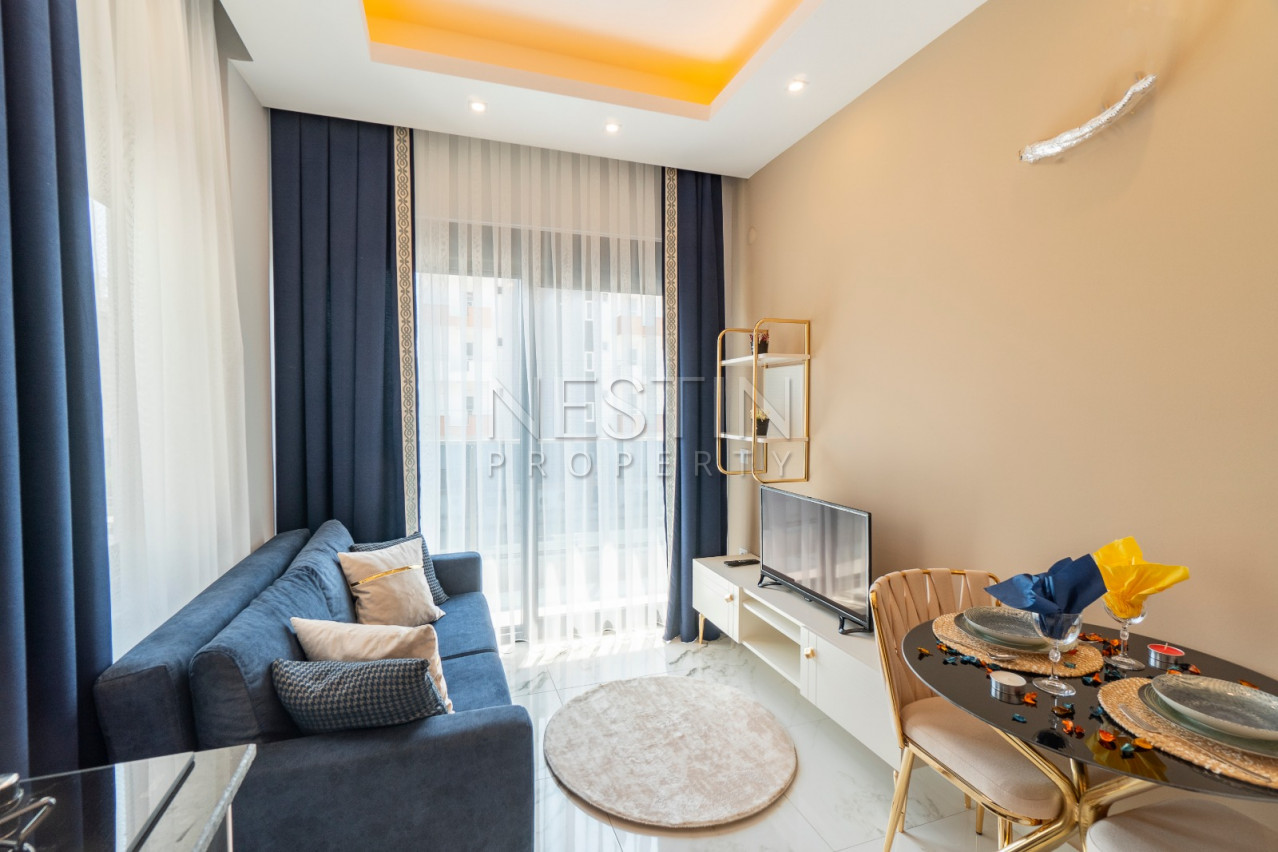 Квартира 1+1 в новом доме района Кестель в 100 м от моря фото 10