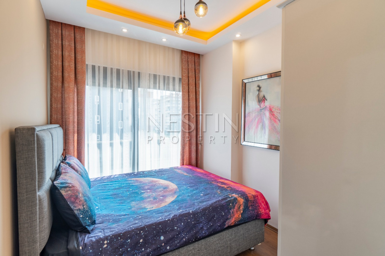 Квартира 1+1 в новом доме района Кестель в 100 м от моря фото 11