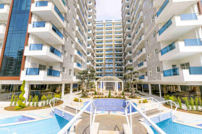 Просторная квартира 3+1 с отдельной кухней в хорошем ЖК района Махмутлар фото 5