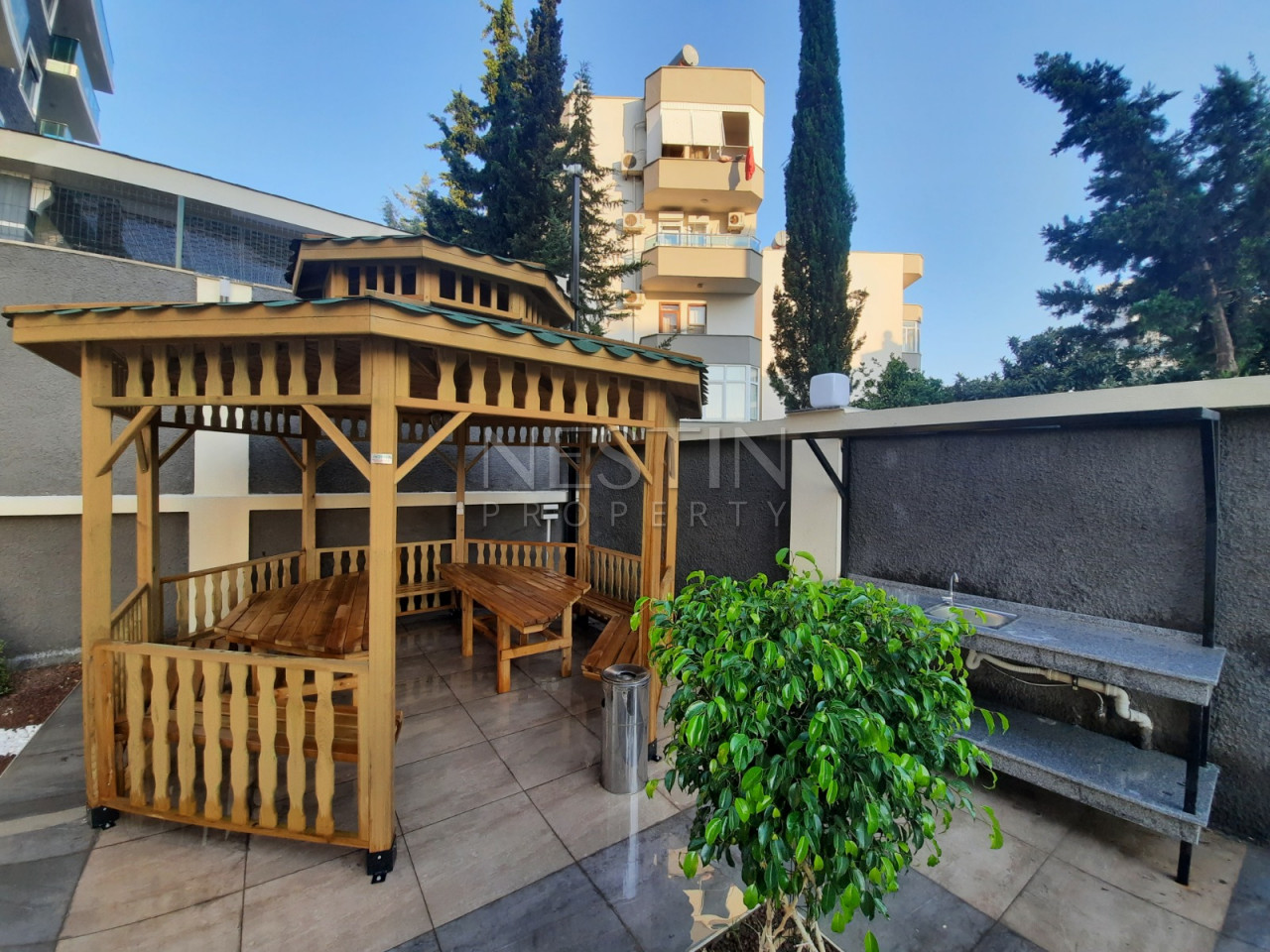 Светлая квартира 1+1 в районе Авсаллар, в 400 м от Средиземного моря фото 3