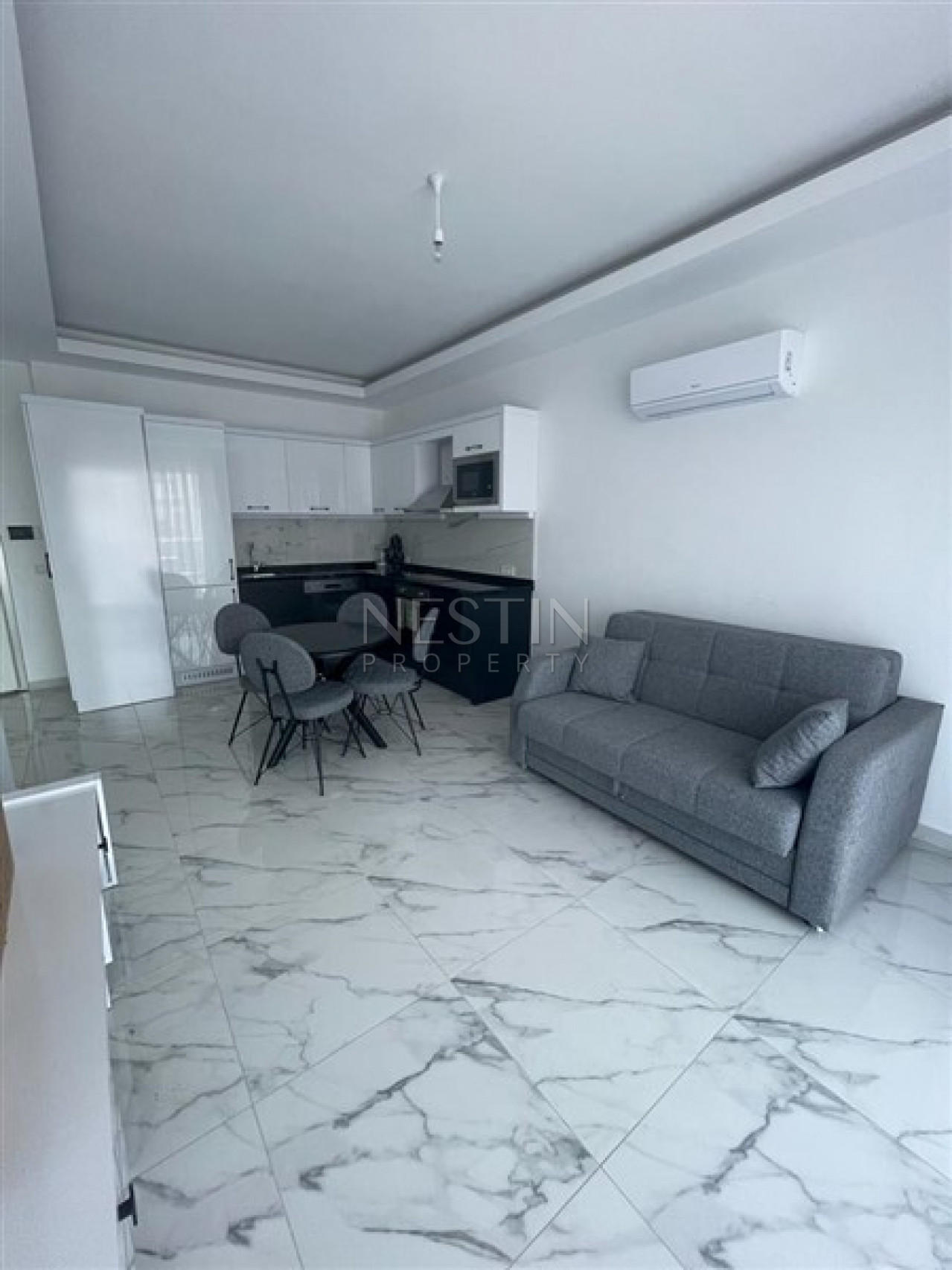 Светлая квартира 1+1 в районе Авсаллар, в 400 м от Средиземного моря фото 8